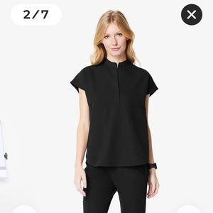 FIGS Rafaela top in Black